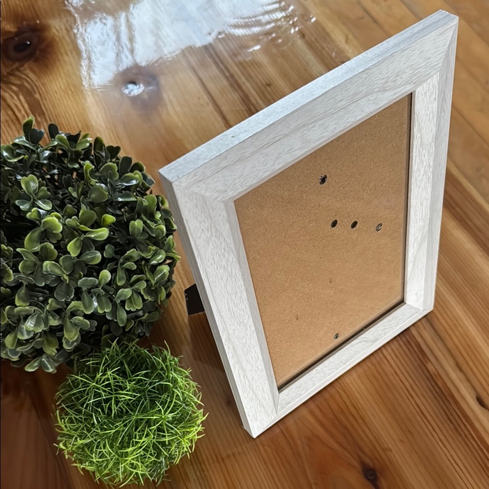White Wooden Picture Frame